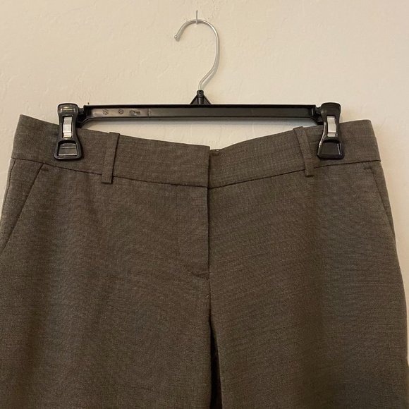 Ann Taylor Brown Wide-Leg Slacks Dress Work Pants Professional - Picture 2 of 8